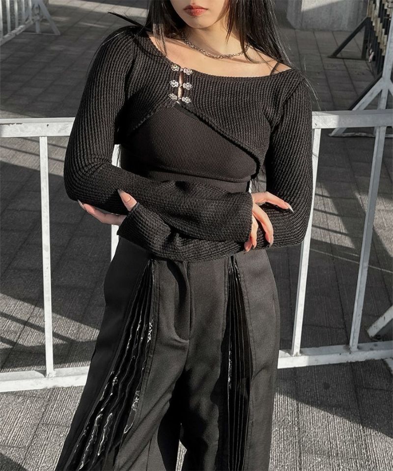 Hook design layered tops