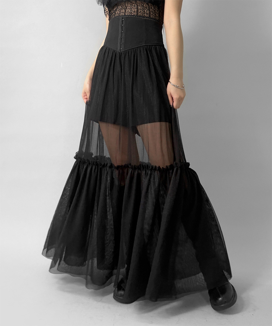 Corset tulle skirt