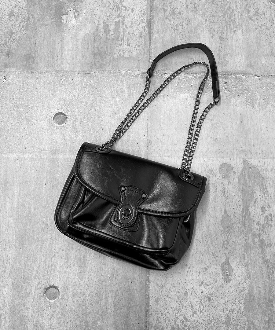 2way flap chain bag
