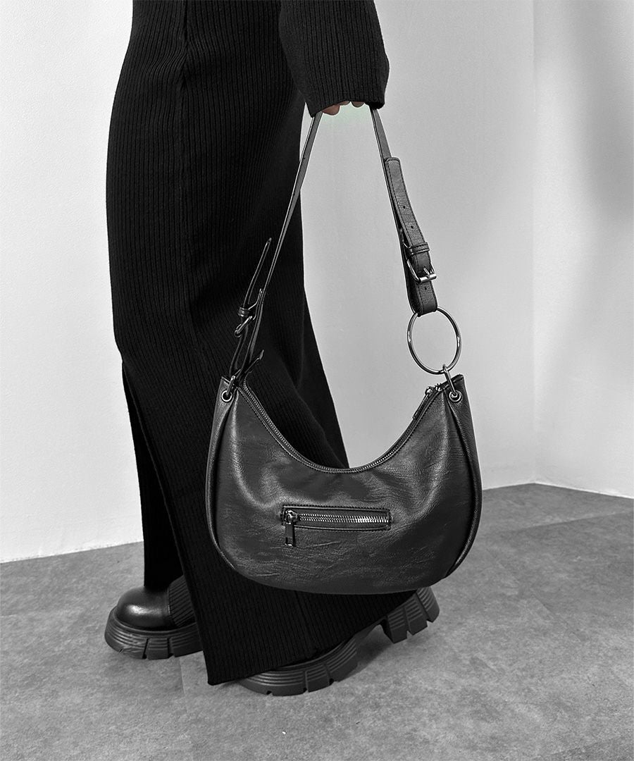 Ring design hand bag