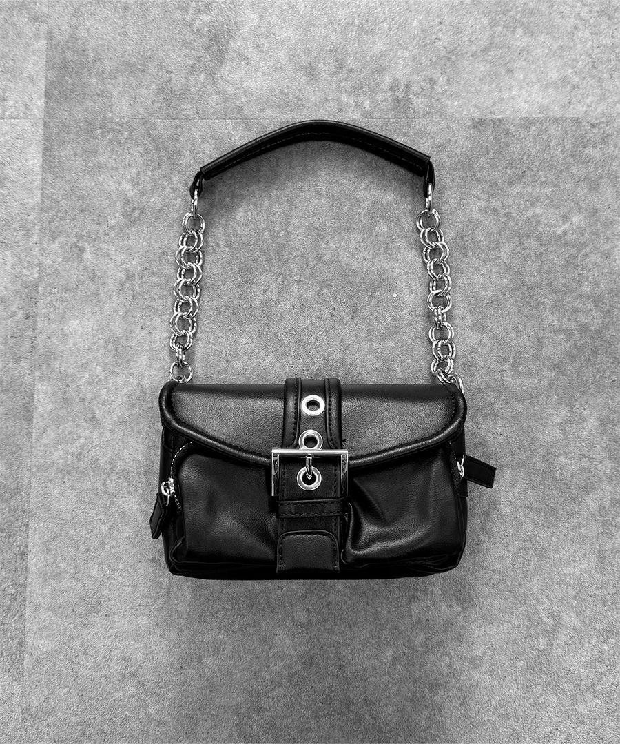 Buckle design hand bag