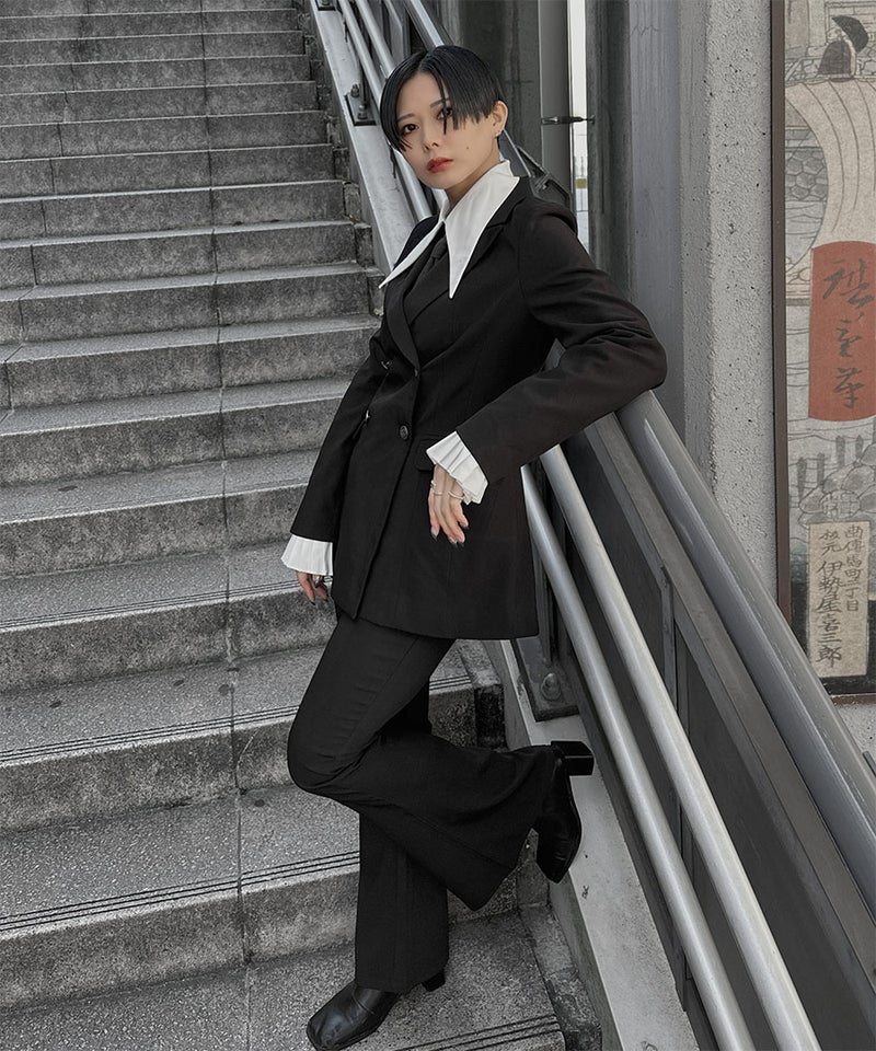 &&model：162cm（Fサイズ着用）&&
