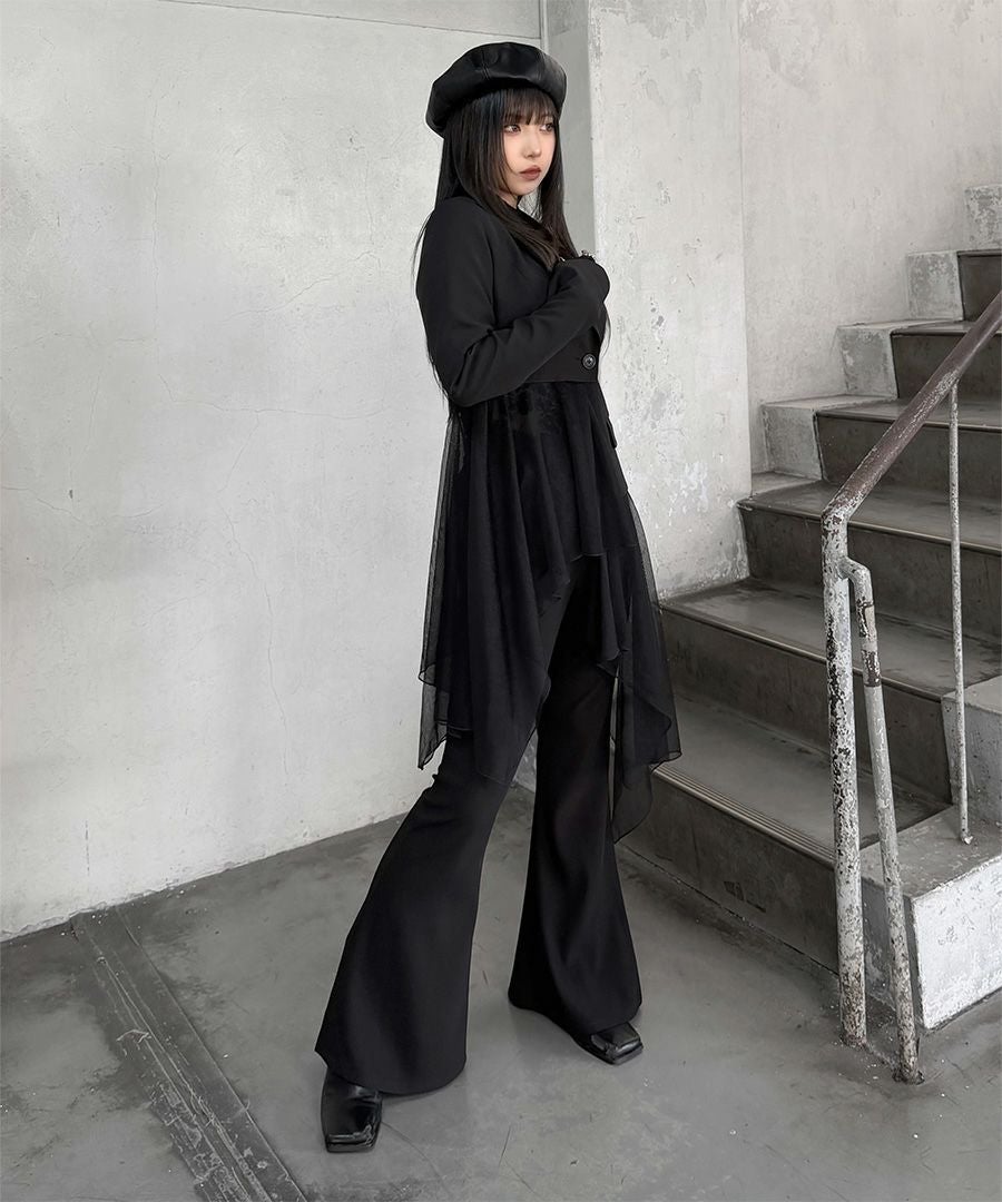 アシンメトリー切り替えジャケット | LVEU.(ラブユ.) アシンメトリー切り替えジャケット | LVEU.(ラブユ.)